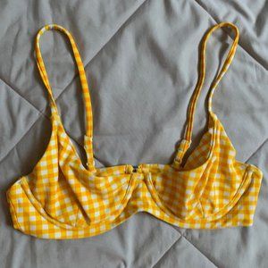 Blackbough Swim Marigold Gingham Willow Top